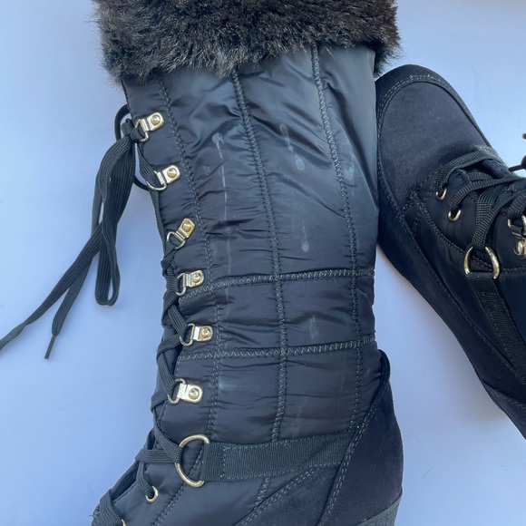 🛑SOLD!🛑Defective! Final Sale!! NIB Bebe RHEA Puffy Fur Boots PRICE FIRM!! - Picture 12 of 16